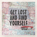 Recherche de métro dessous de verres Rétro