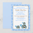 Recherche de tortues bleues invitations Bébé garçon