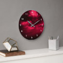 Recherche de rouge foncé horloges Abstrait
