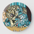 Recherche de tigre blanc horloges Animal