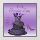 Recherche de 19ème anniversaire invitations Adolescente