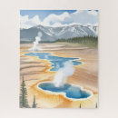 Recherche de yellowstone puzzles Paysage