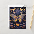 Recherche de beau papillon cartes postales Bleu