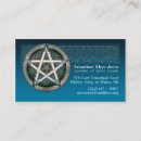 Recherche de pentagramm visitenkarten Wicca