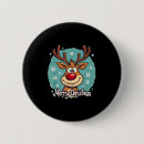 Recherche de renne rouge de nez badges Noël