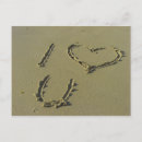 Recherche de écriture sable cartes postales Amour