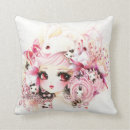 Recherche de lapin décoration coussins Fleurs roses