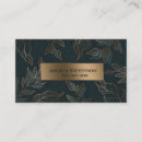Recherche de feuille verte cartes visite Luxe