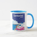 Recherche de cyclades tasses Santorini