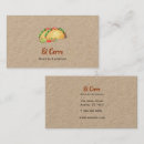 Recherche de mexicain cartes visite Taco