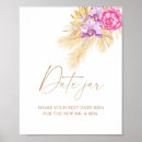 Recherche de date mariage posters Élégant