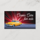 Recherche de voiture rouge classique cartes visite Cru