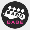 Recherche de musique basse autocollants Bassiste
