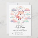 Recherche de fox invitations Pastel