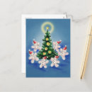 Recherche de bonhomme de neige vintage cartes postales Arbre