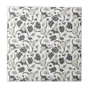 Recherche de crâne carreaux Fleurs