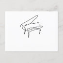 Recherche de grand piano cartes postales Musique