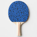 Recherche de points bleus raquettes ping pong Noir