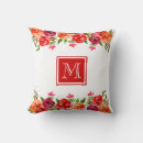 Recherche de fleur coussins Monogramme