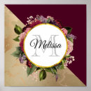 Recherche de motif de marbre posters Feuille d'or