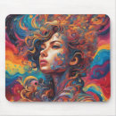 Recherche de belle femme tapis souris Portrait