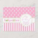 Recherche de babysitter cartes postales Bébé