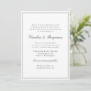 Recherche de style classique invitations Traditionel