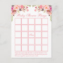 Recherche de bingo test de baby shower invitations Rose