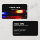 Recherche de profession policier cartes visite Service de police