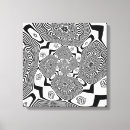 Recherche de toile de remous Noir et blanc