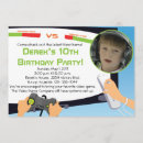 Recherche de console de jeu invitations Fête d'anniversaire