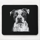 Recherche de visage chien tapis souris Noir