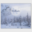 Recherche de neige papier cadeau Paysage