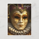 Recherche de masque de venise cartes postales Venezia