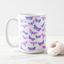 Recherche de papillon violet tasses Nature