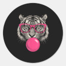 Recherche de visage tigre autocollants Jungle