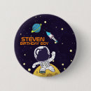 Recherche de astronautes badges Garçon d'anniversaire