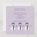 Recherche de snowmen invitations Vacances