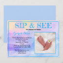 Recherche de sip and see invitations Aquarelle