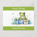 Recherche de anniversaire grenouille cartes postales Mignon