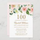 Recherche de 100th anniversaire invitations Aquarelle
