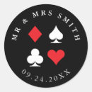 Recherche de de casino mariage autocollants Noir