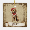 Recherche de chien vintage ornements Rétro