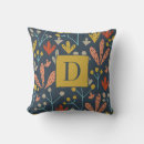 Recherche de orange et or coussins Monogramme