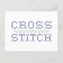 Recherche de point croisé cartes postales Broderie