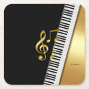 Recherche de vous êtes la musique dessous de verres Touches de piano