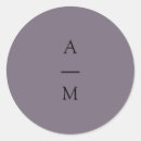 Recherche de pourpre mariage autocollants Minimaliste