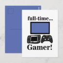 Recherche de manette de jeu cartes postales Humour