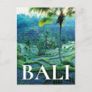 Recherche de paysage tropical cartes postales Bali