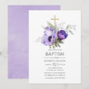 Recherche de lilas baptême invitations Floral